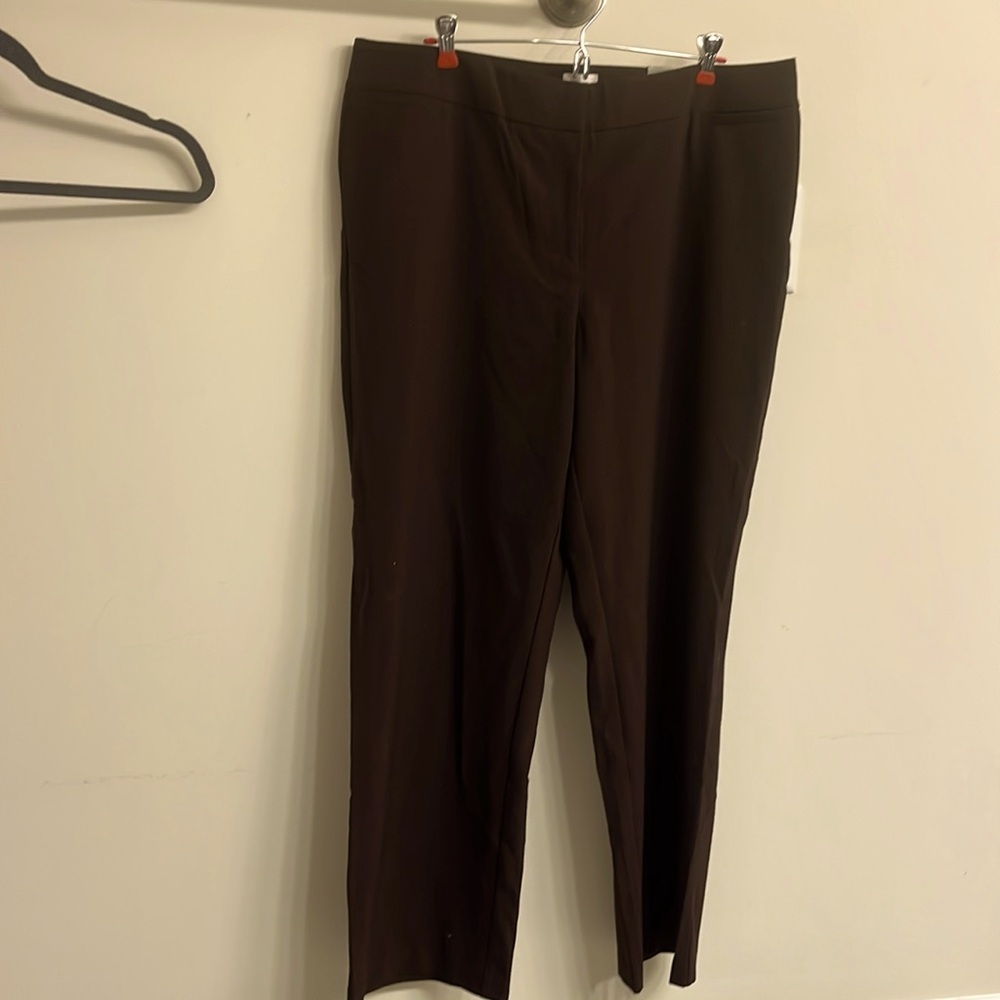 Chocolate brown Lexi pants.